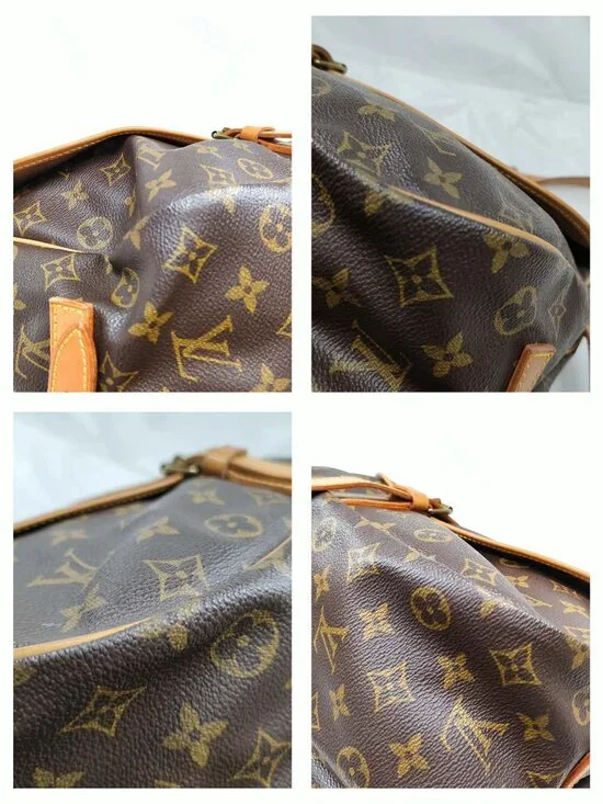 Louis Vuitton Saumur 35 Monogram Crossbody Bag | Authentic LV Vintage Messenger - Picture 11 of 16